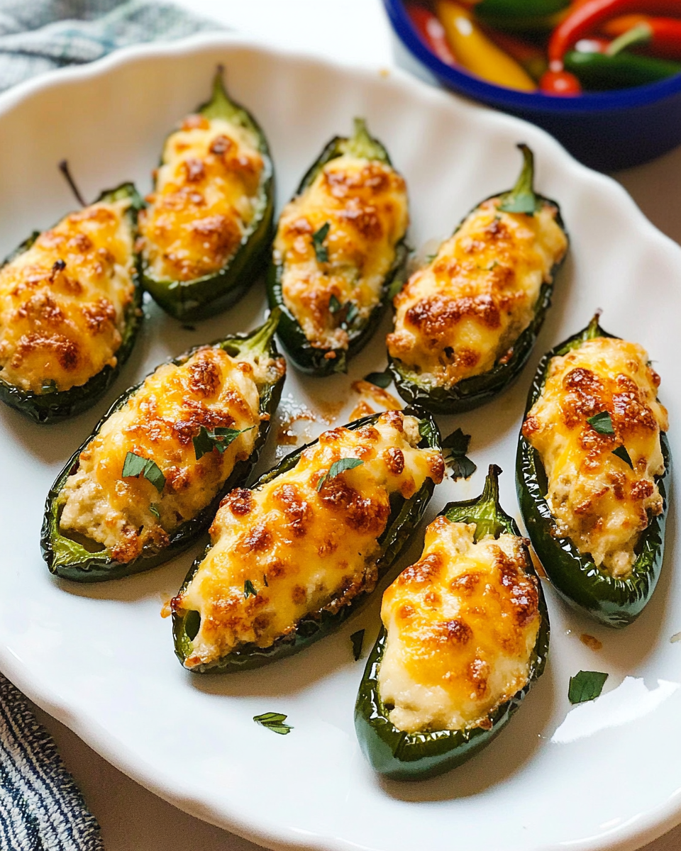 Baked Jalapeño Poppers