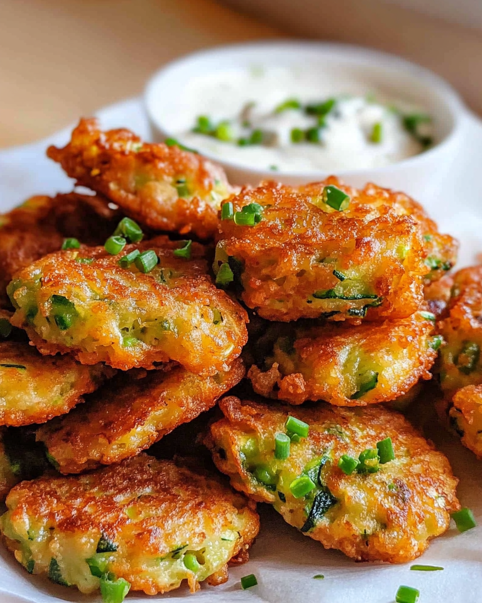 Crispy Zucchini Fritters