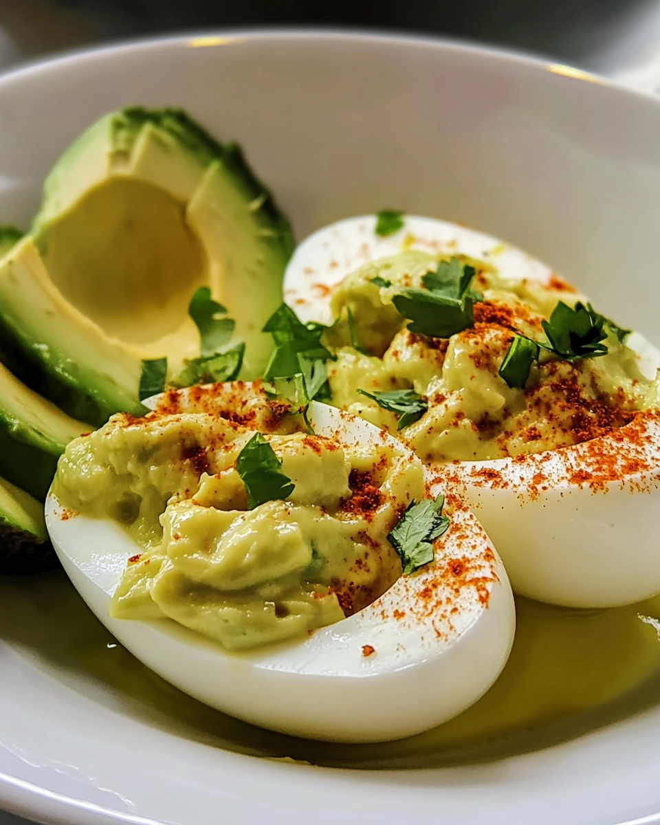 Deviled Eggs with Avocado