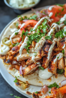Chicken Shawarma with Garlic Sauce