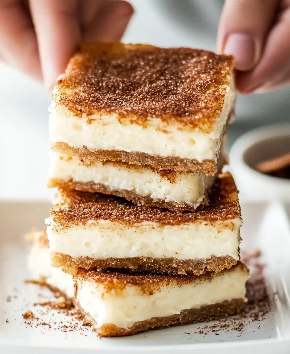Churro Cheesecake Bars