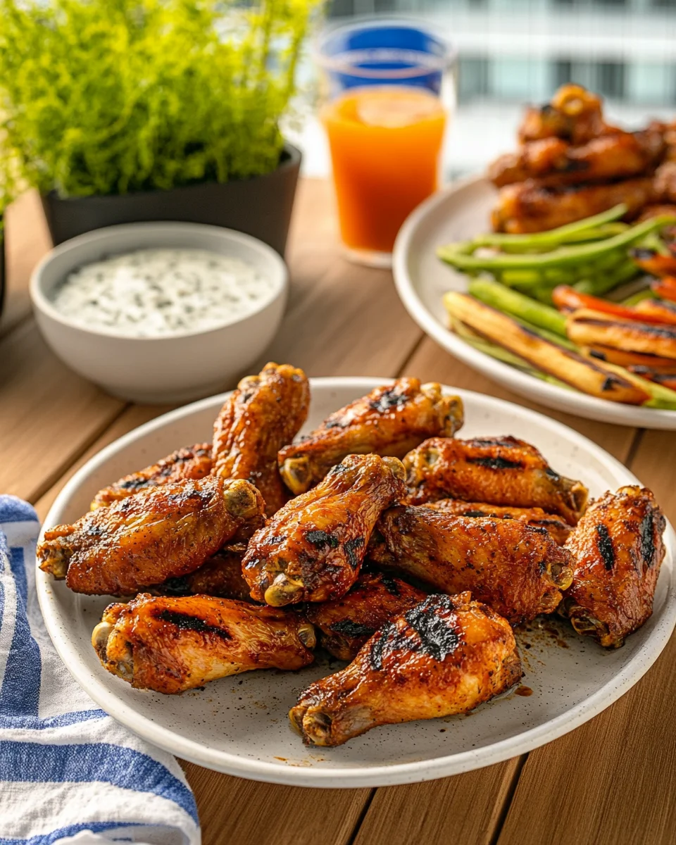 Crispy Grilled Chicken Wings