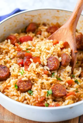 Easy One Pot Sausage And Rice