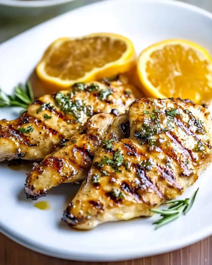 Grilled Citrus Chicken with Glaze