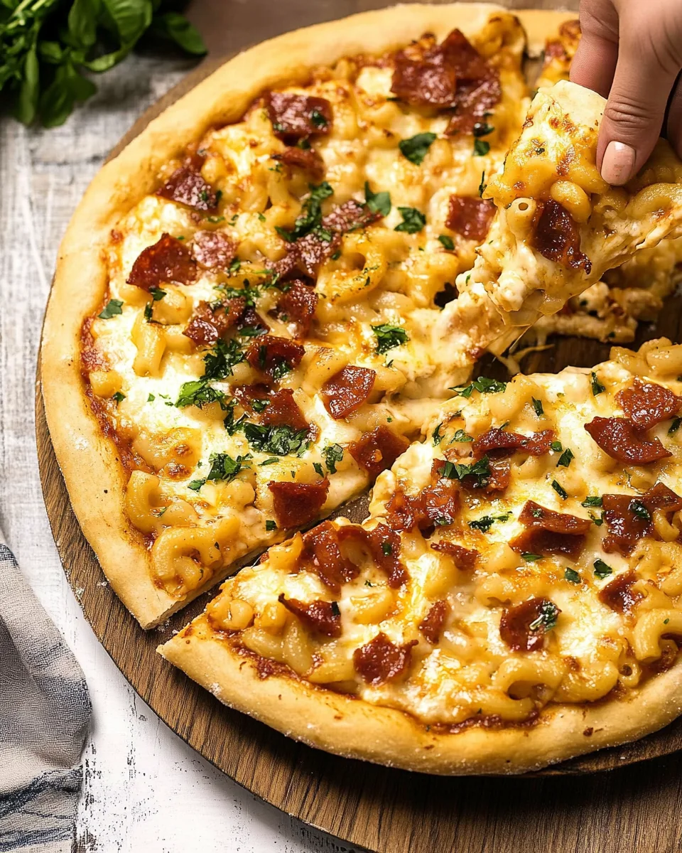 Mac & Cheese Pizza Recipe