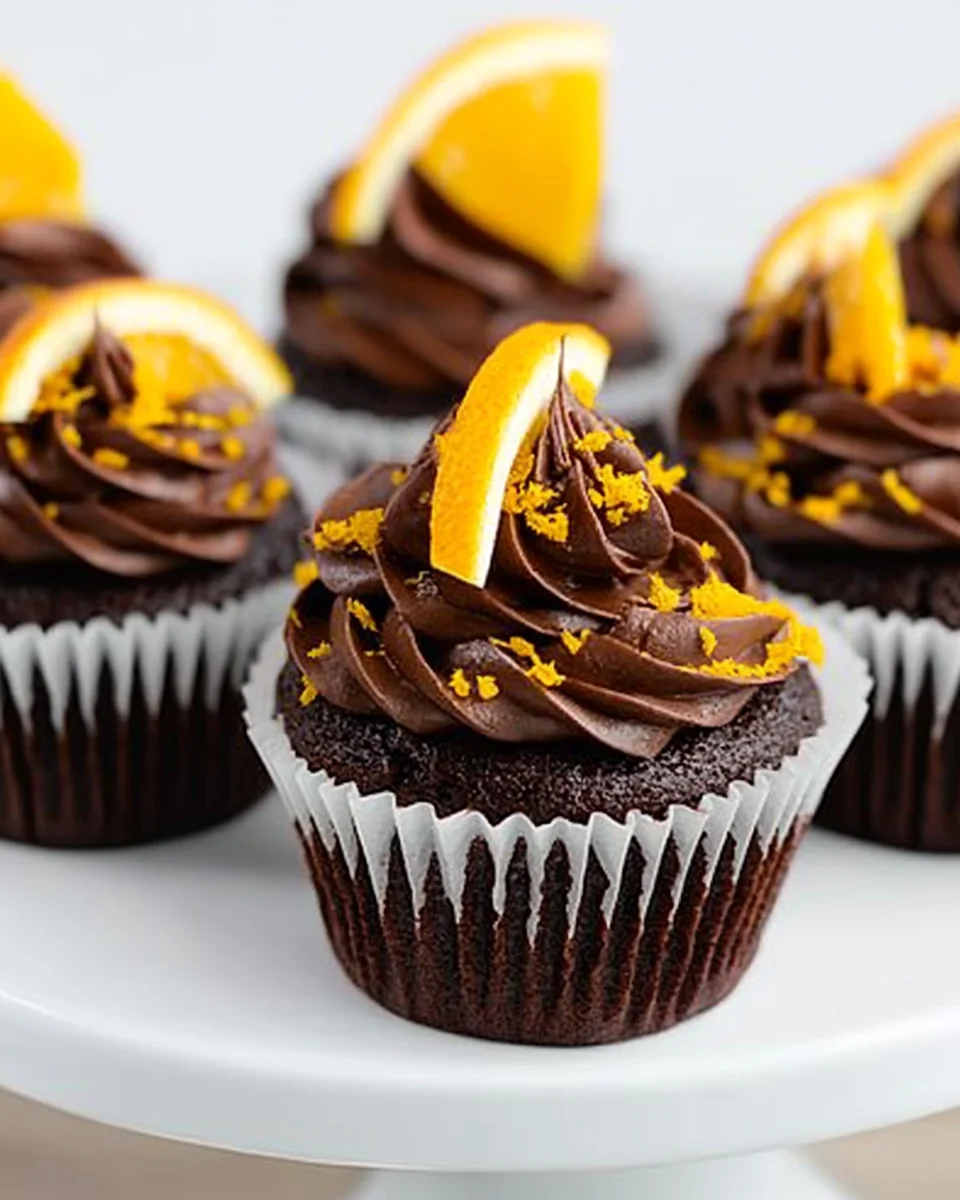Orange Chocolate Cupcakes