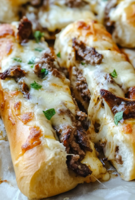 Philly Cheesesteak Stuffed Cheesy Breadsticks