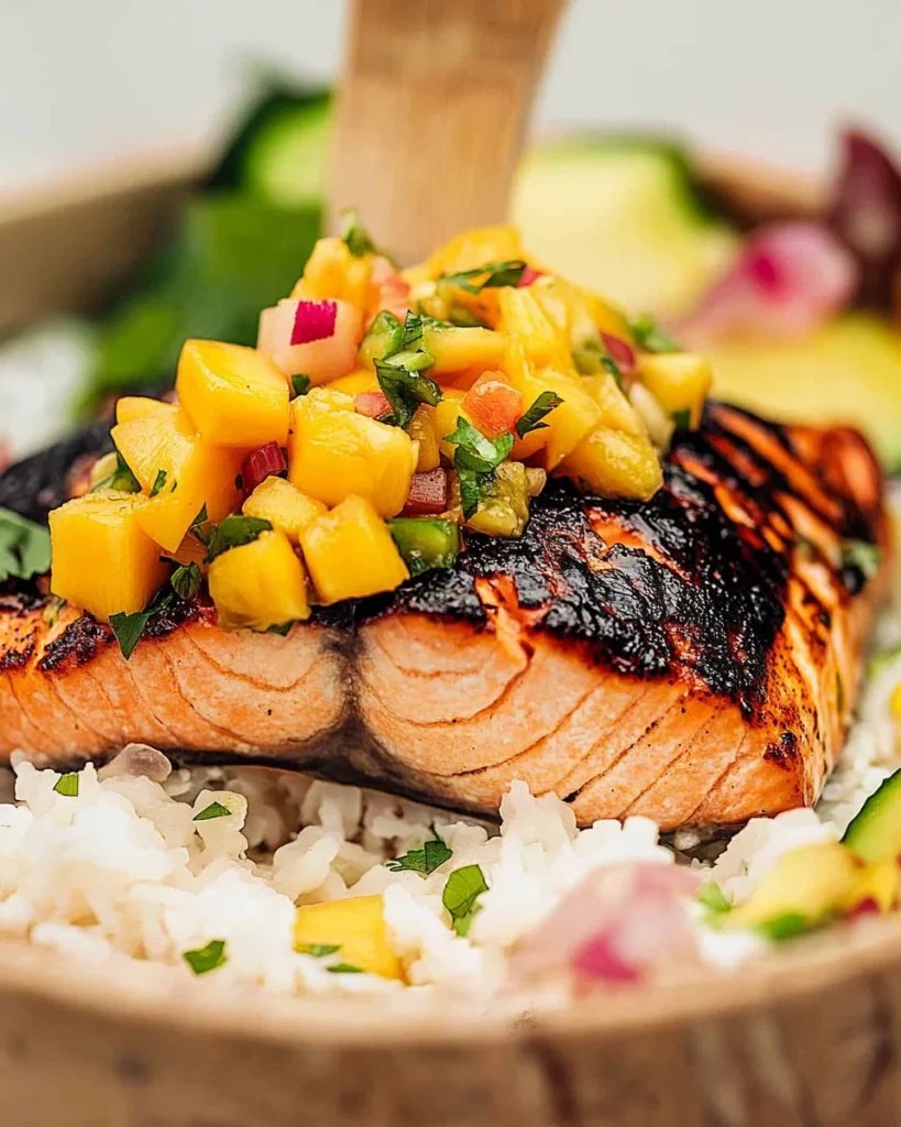 Salmon Recipe with Fresh Mango Salsa