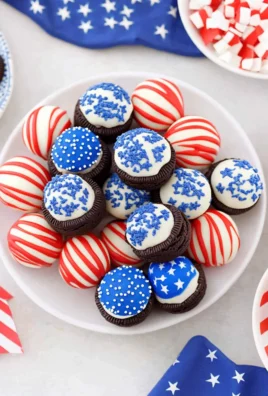 4th Of July Oreo Balls