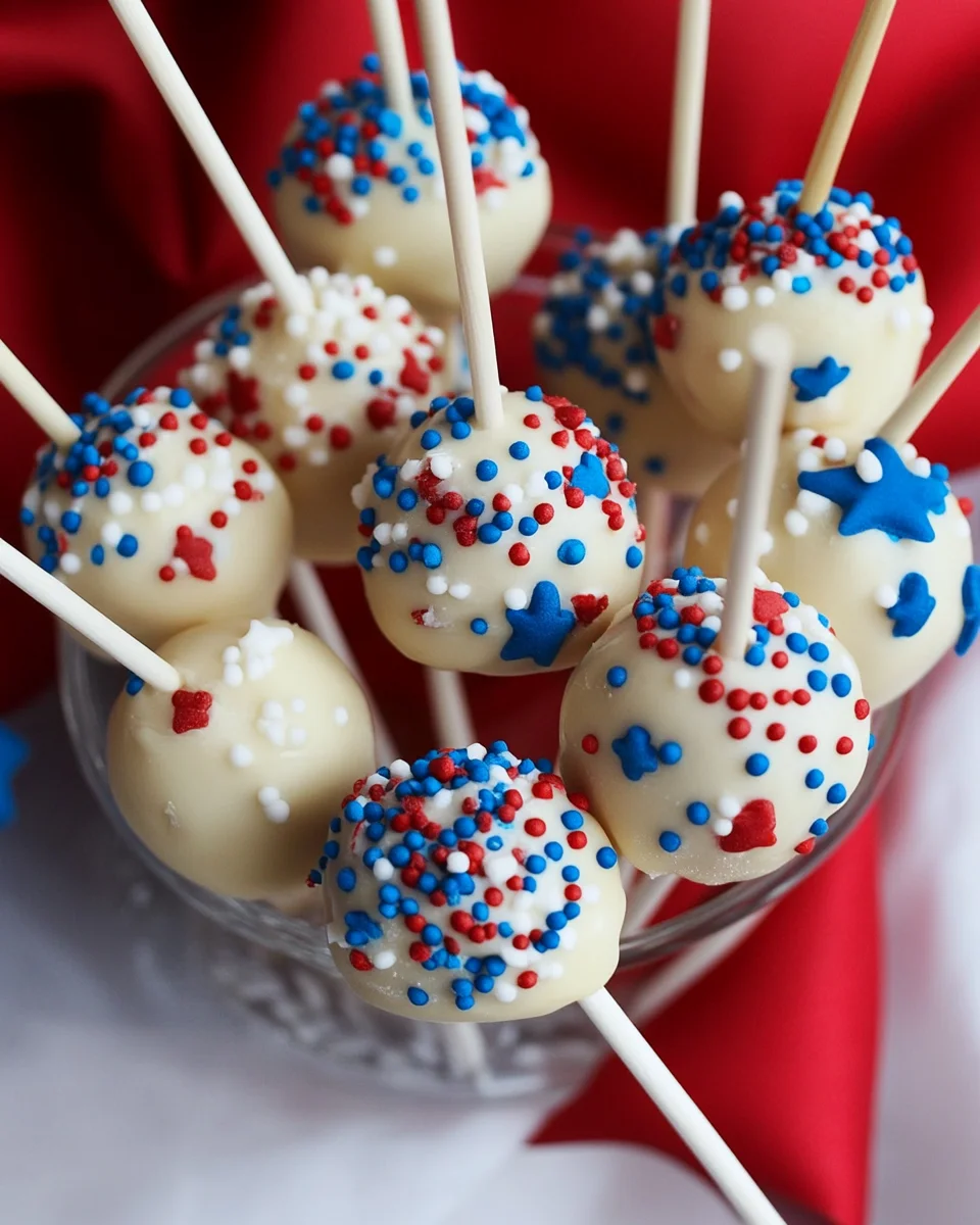 4th of July Cake pops