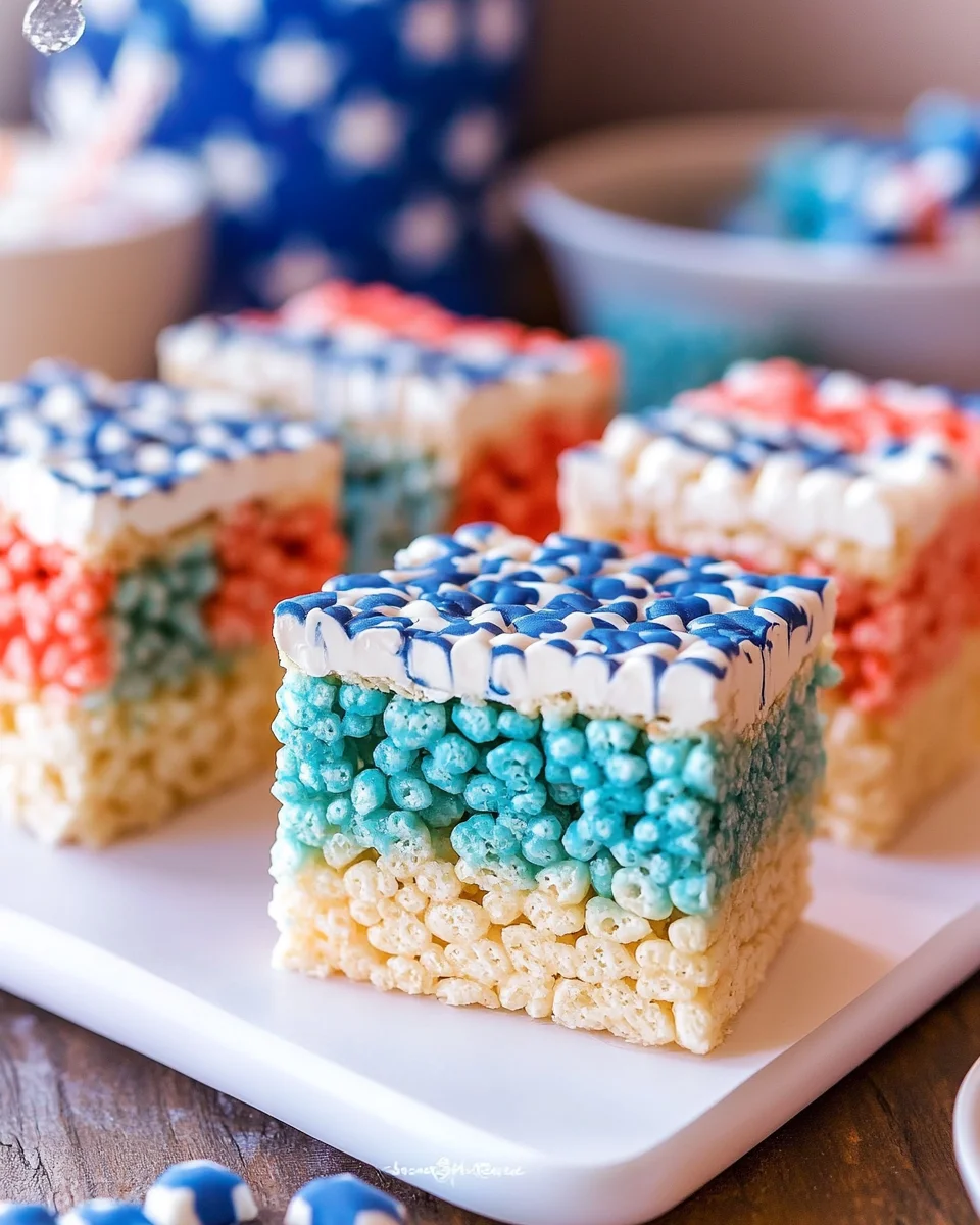 4th of July Rice Krispie Treats