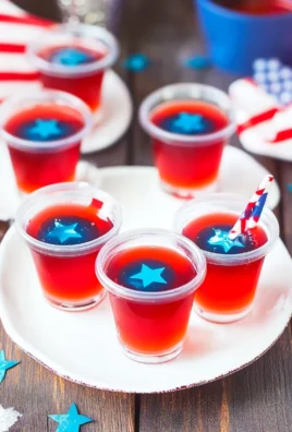 American Flag Jello Shots