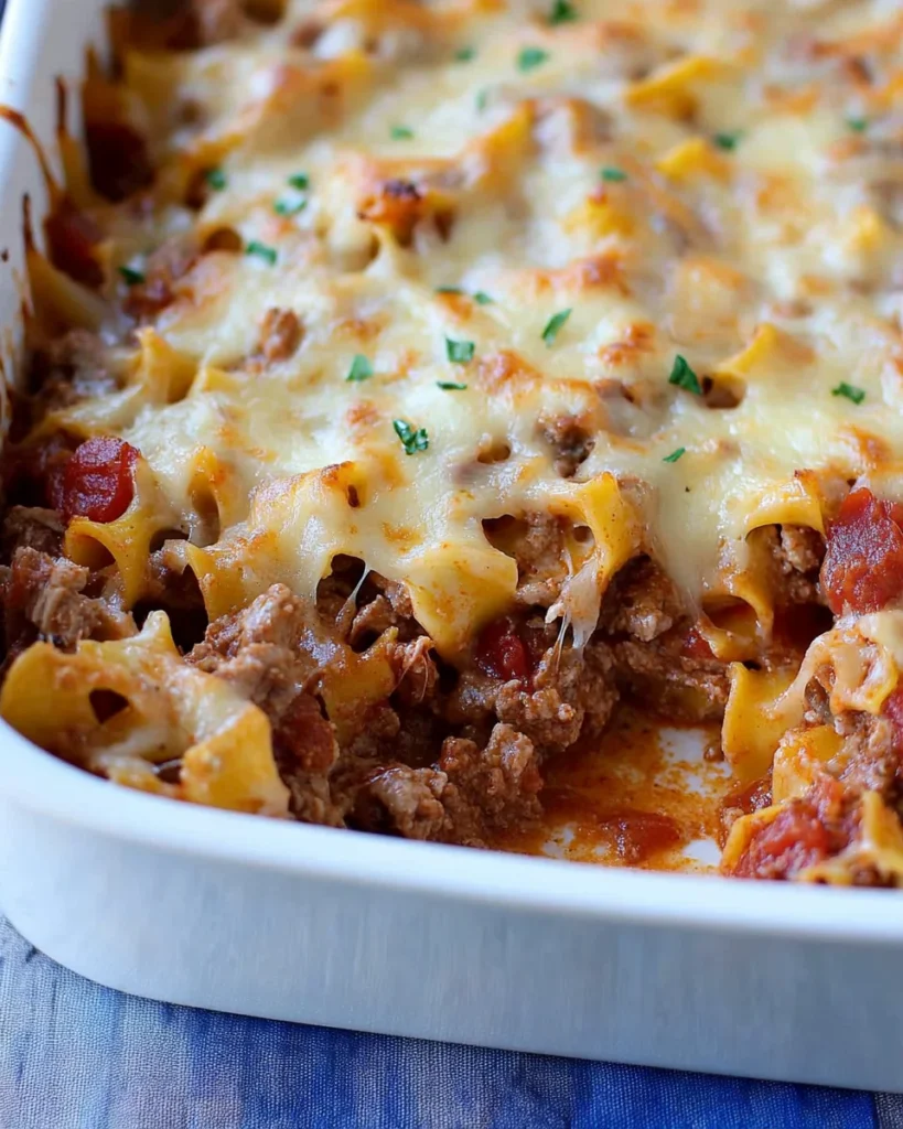Beef Lombardi Casserole