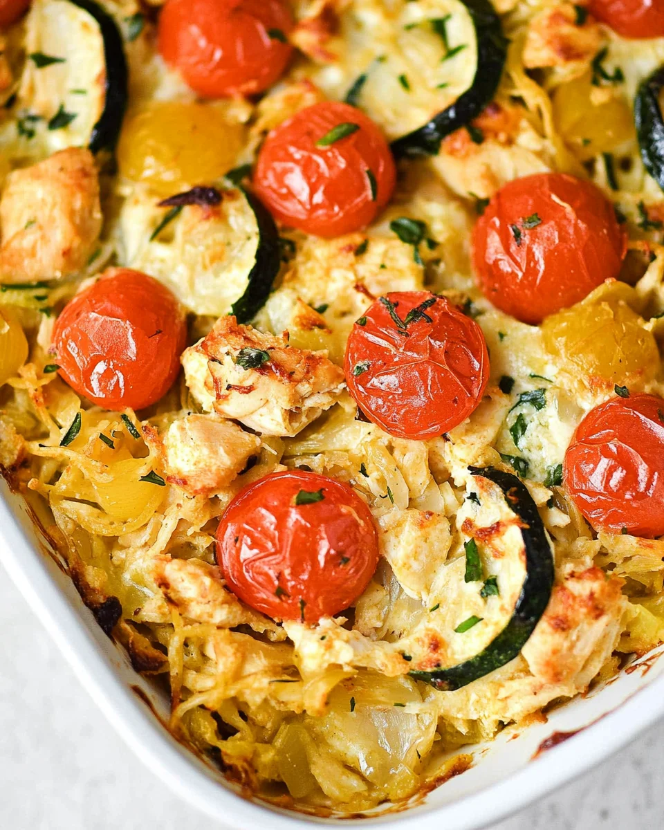 Chicken Tzatziki Casserole