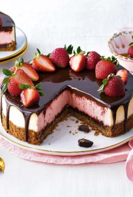 Chocolate Covered Strawberry Cheesecake