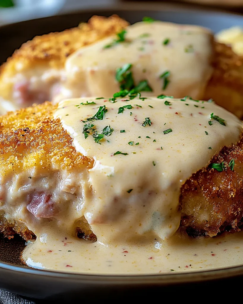 Creamy Chicken Cordon Bleu