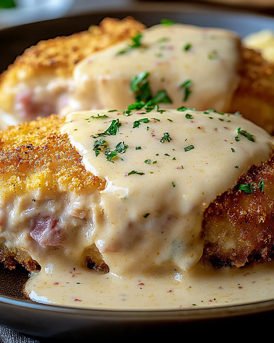 Creamy Chicken Cordon Bleu