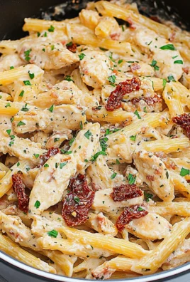 Creamy Sun-Dried Tomato Chicken Pasta