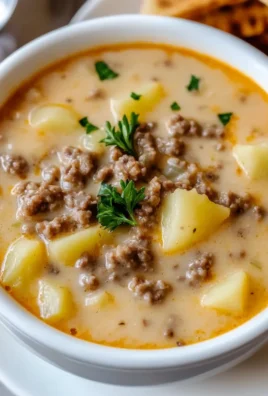 Crock Pot Hamburger Potato Soup