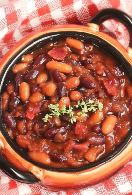 Crockpot Bacon-Bourbon Baked Beans