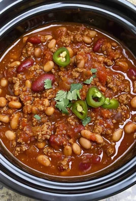 Easy Crockpot Chili