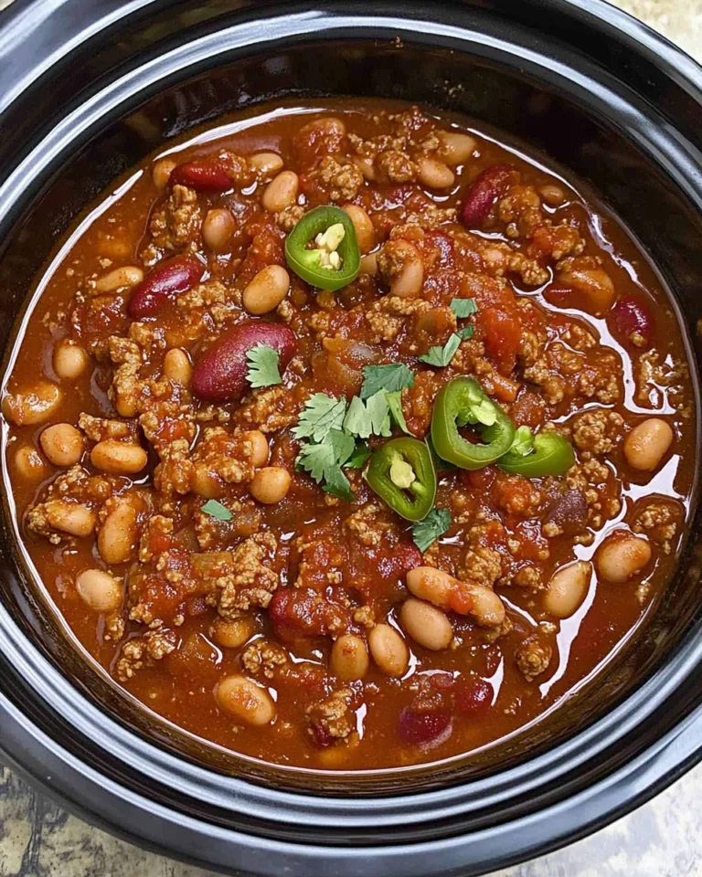 Easy Crockpot Chili