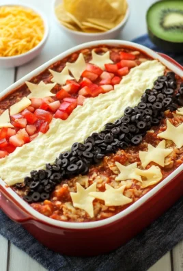 Flag Taco Dip
