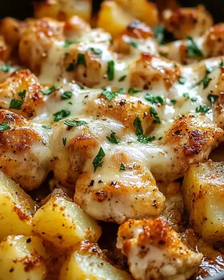 Garlic Parmesan Chicken and Potatoes (One-Pan Dinner)