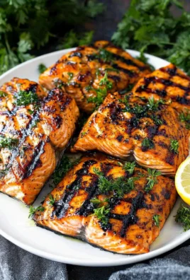 Grilled Salmon with the Best Salmon Seasoning
