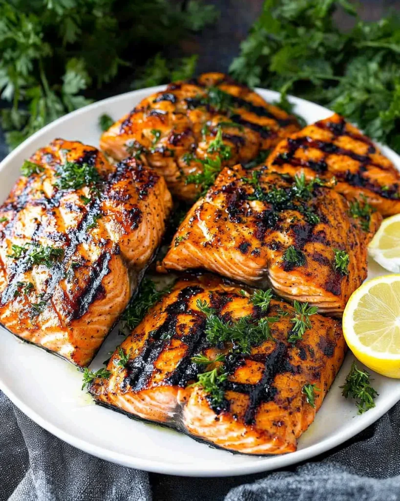 Grilled Salmon with the Best Salmon Seasoning