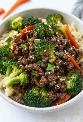Ground Beef and Broccoli