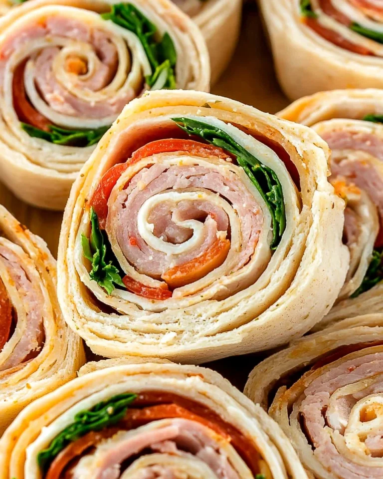 Italian Deli Pinwheel Sandwiches