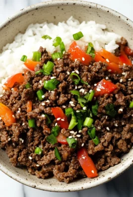 Korean Ground Beef Bowl
