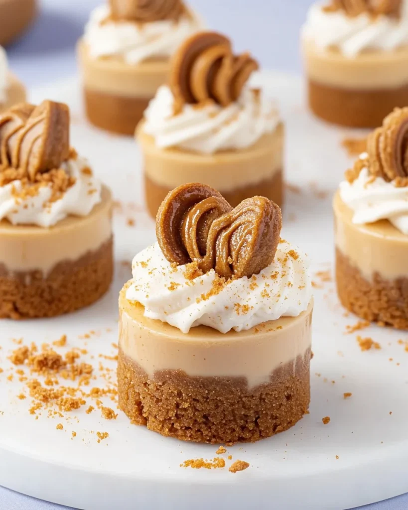Mini Biscoff Cheesecakes