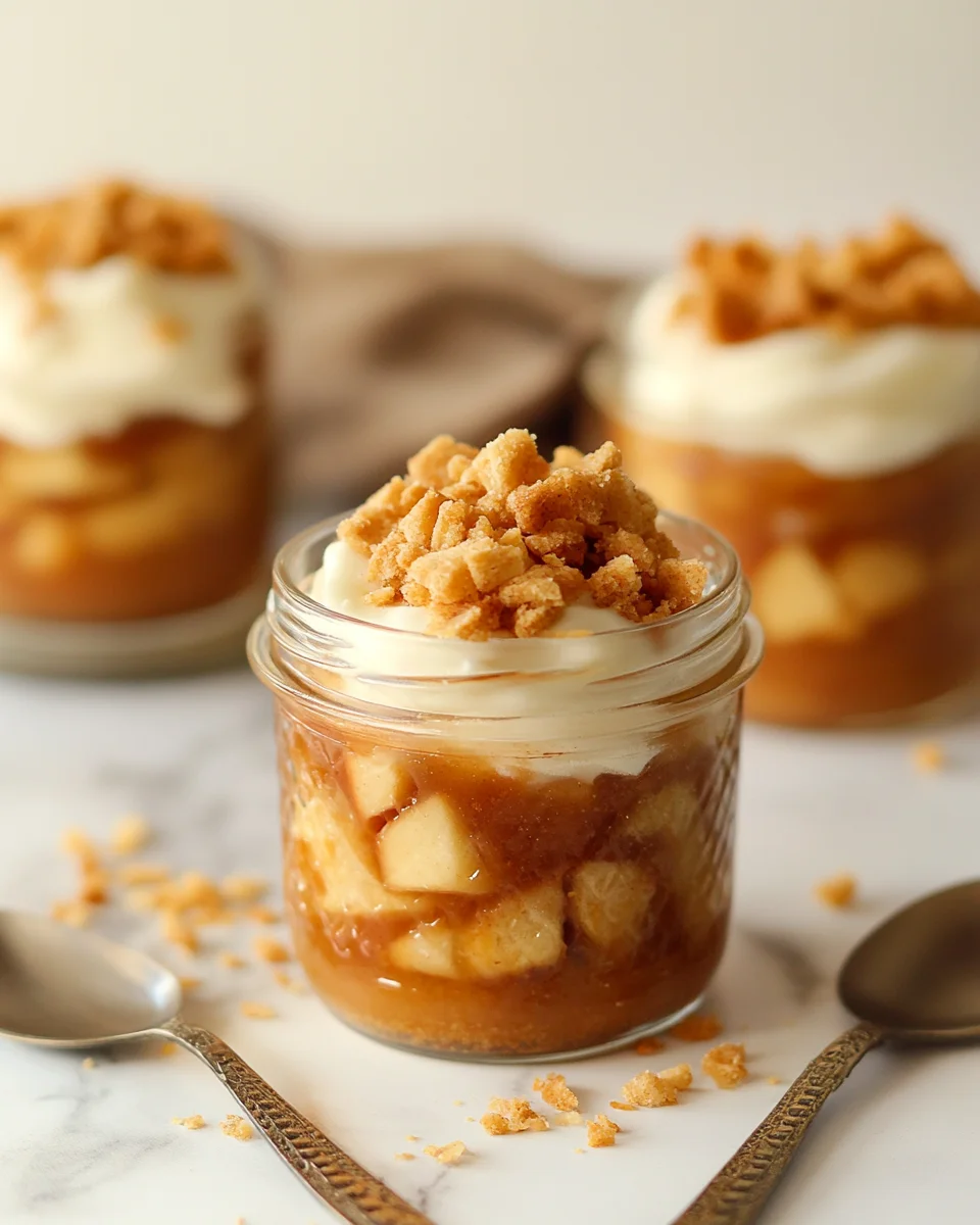 Mini Mason Jar Apple Pies