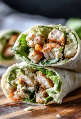 Miso Chicken Caesar Wraps