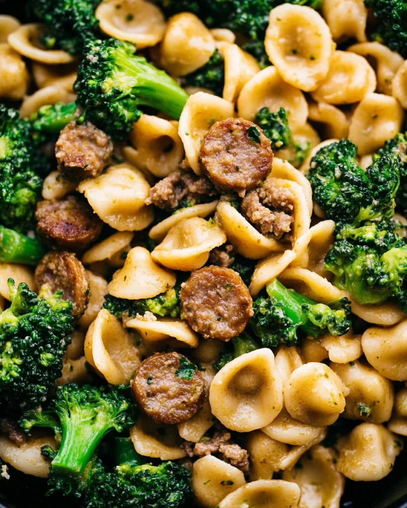 Orecchiette with Sausage and Broccoli