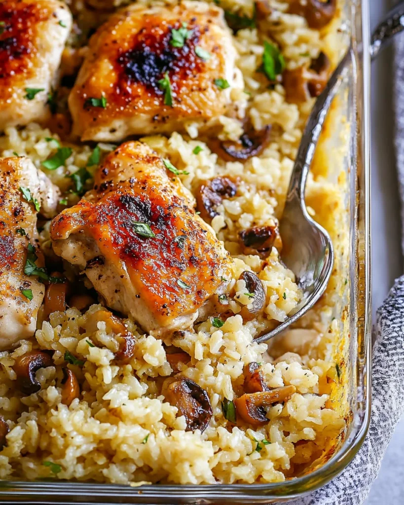 Oven Baked Chicken and Rice