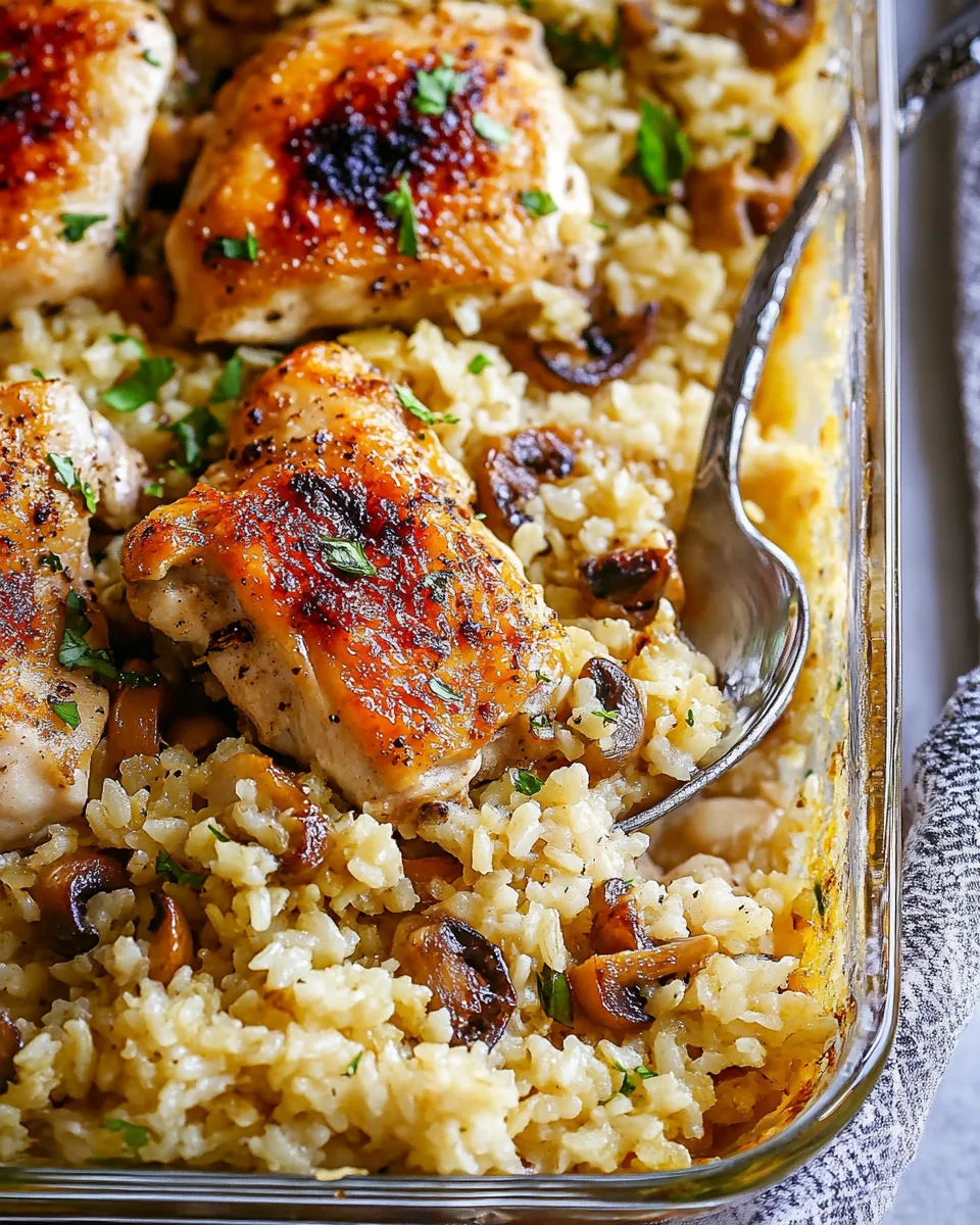 Oven Baked Chicken and Rice