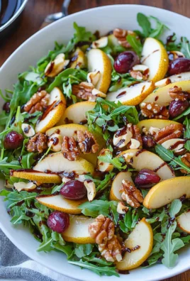 Pear Salad with Balsamic Vinaigrette