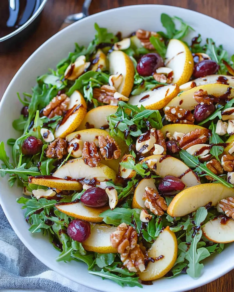 Pear Salad with Balsamic Vinaigrette