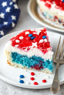Red, White, & Blue Poke Cake