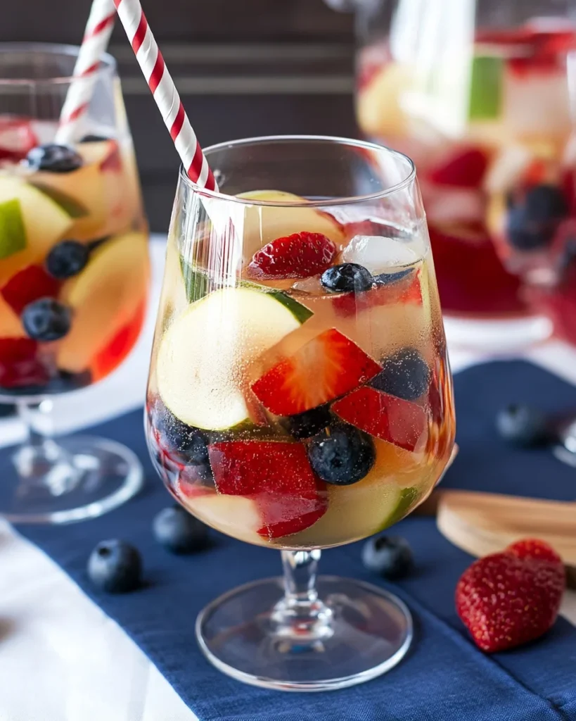 Red, White and Blue Sangria