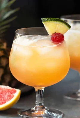 Rum-Less Rum Punch Mocktail