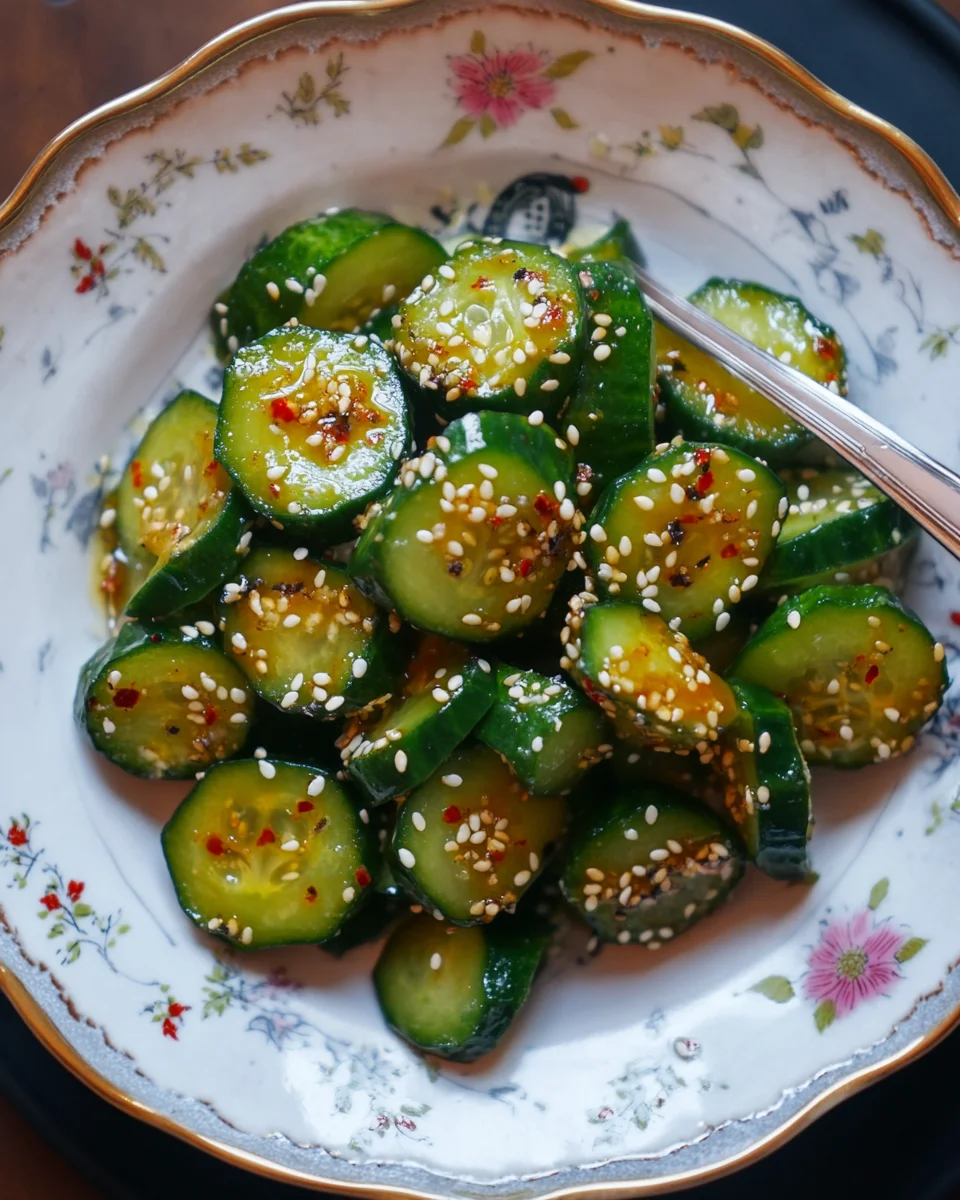 Sesame Cucumber Salad