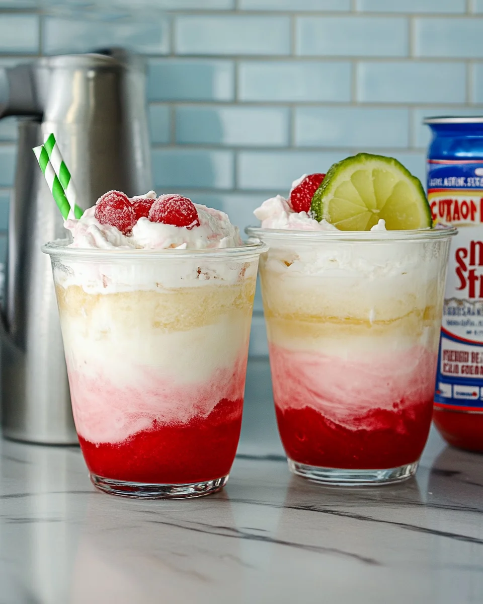 Shirley Temple Ice Cream Float