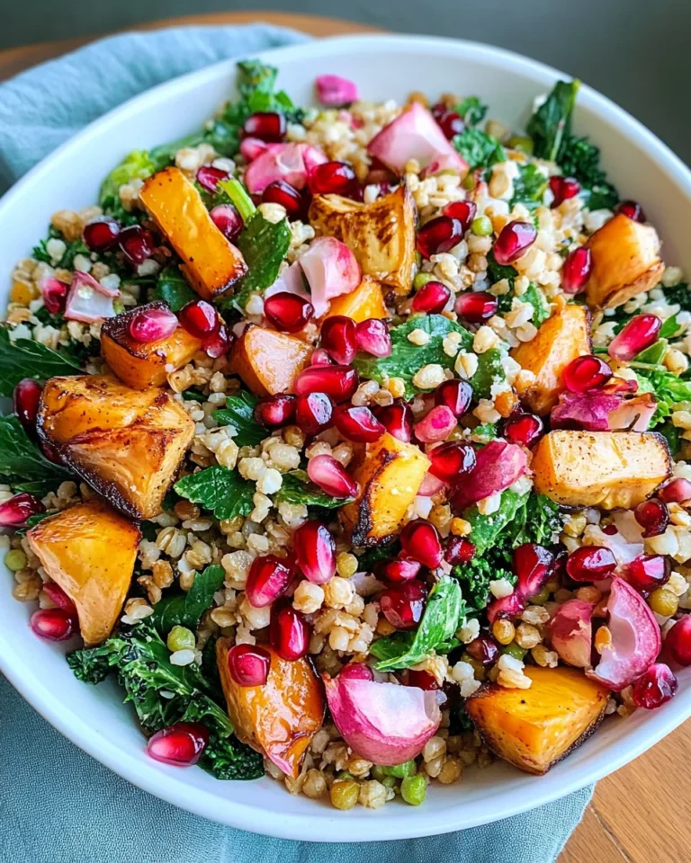 Winter Pomegranate and Grain Salad