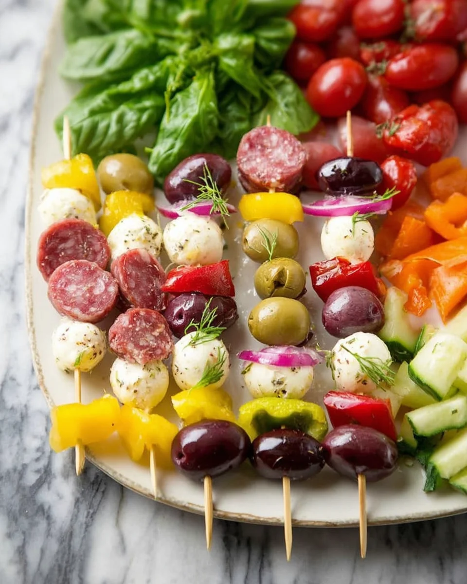 Antipasto Skewers