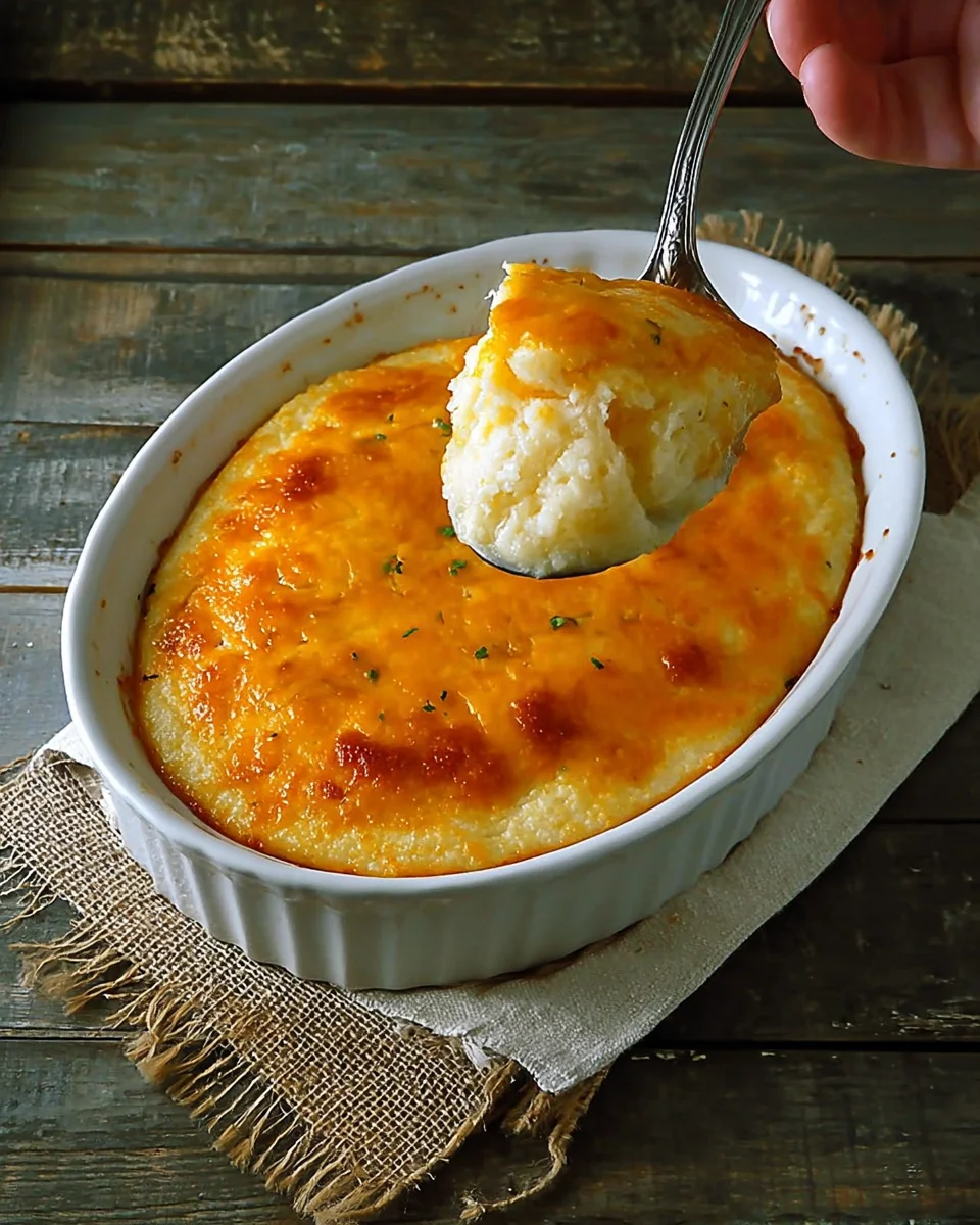 Baked Cheesy Grits