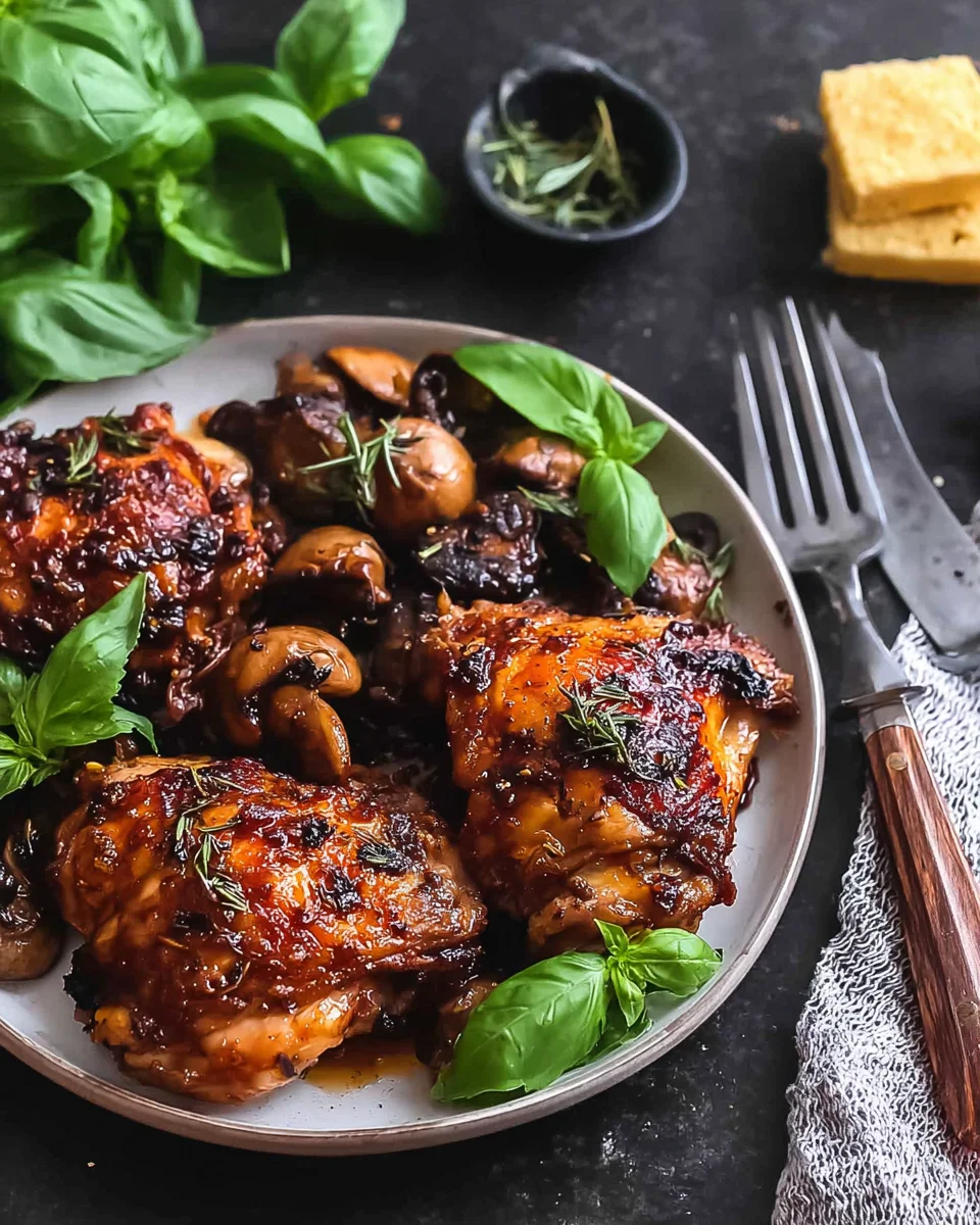 Balsamic Chicken Thighs